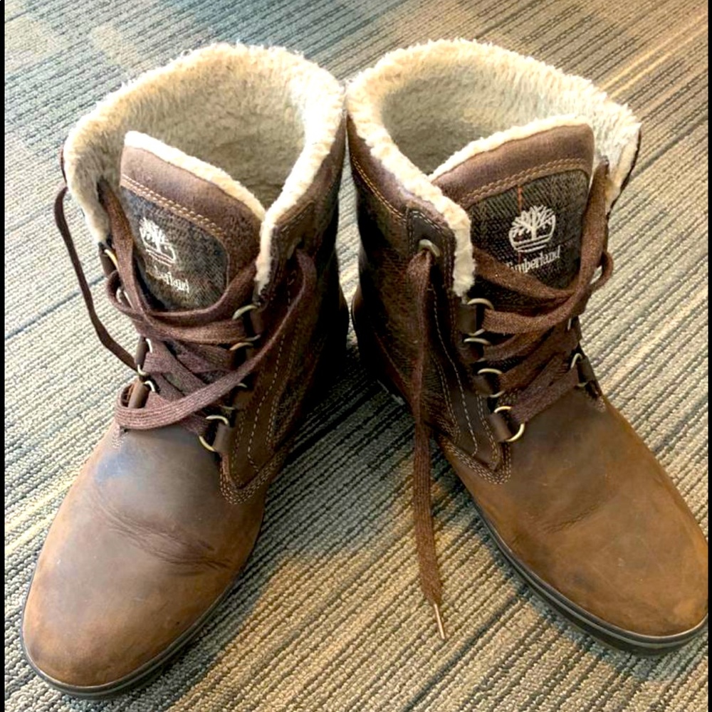 Timberland Brown latest style waterproof snowboots